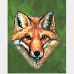 Fox Portrait Posters and Art